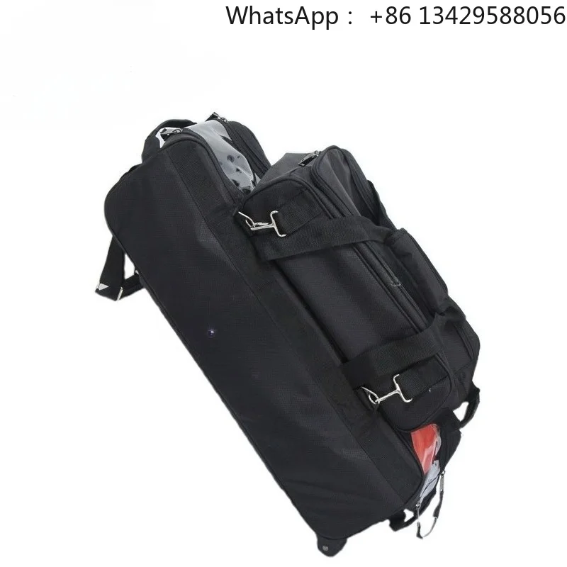 hand-pulled three-ball bag three colors optional Bowling bag