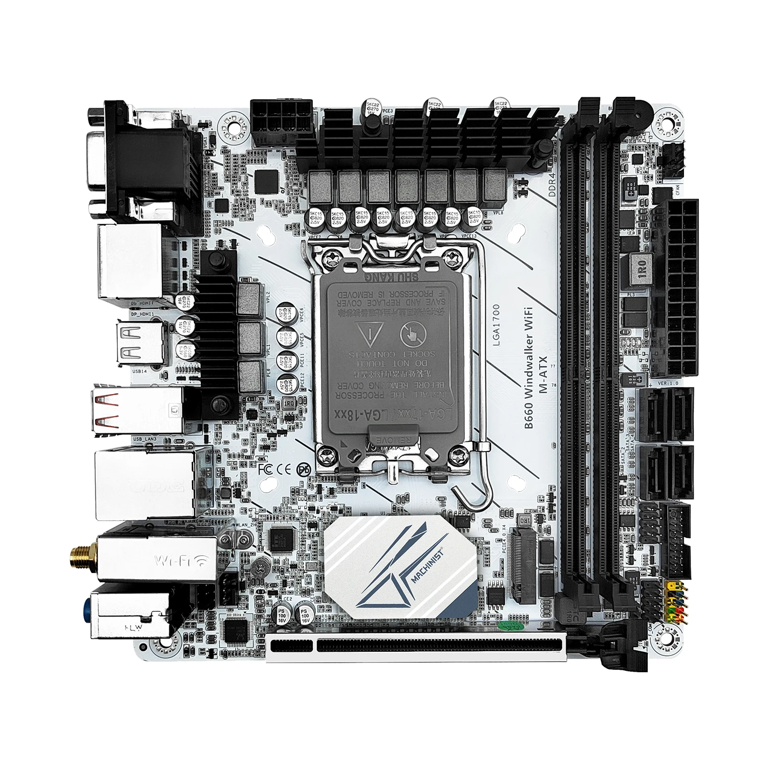 MACHINIST B660 Windwalker WIFI - Lga1700 Itx Motherboard Ddr5 ulasan dan harga