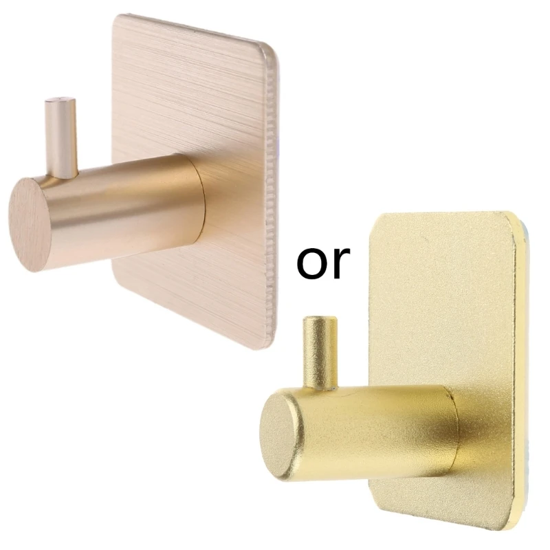 Self Adhesive Home Kitchen Wall Door Hook for Key Rack Kitchen Towel Hanger Alum Drop ship