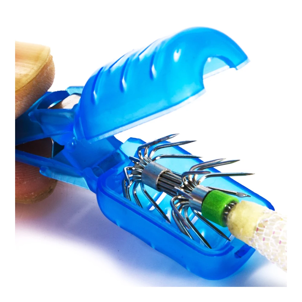 10Pcs Squid Needle Protector Shrimp Storage Case Buckle Tail Hook Cover Plastic Sleeve Squid Hook Accessories