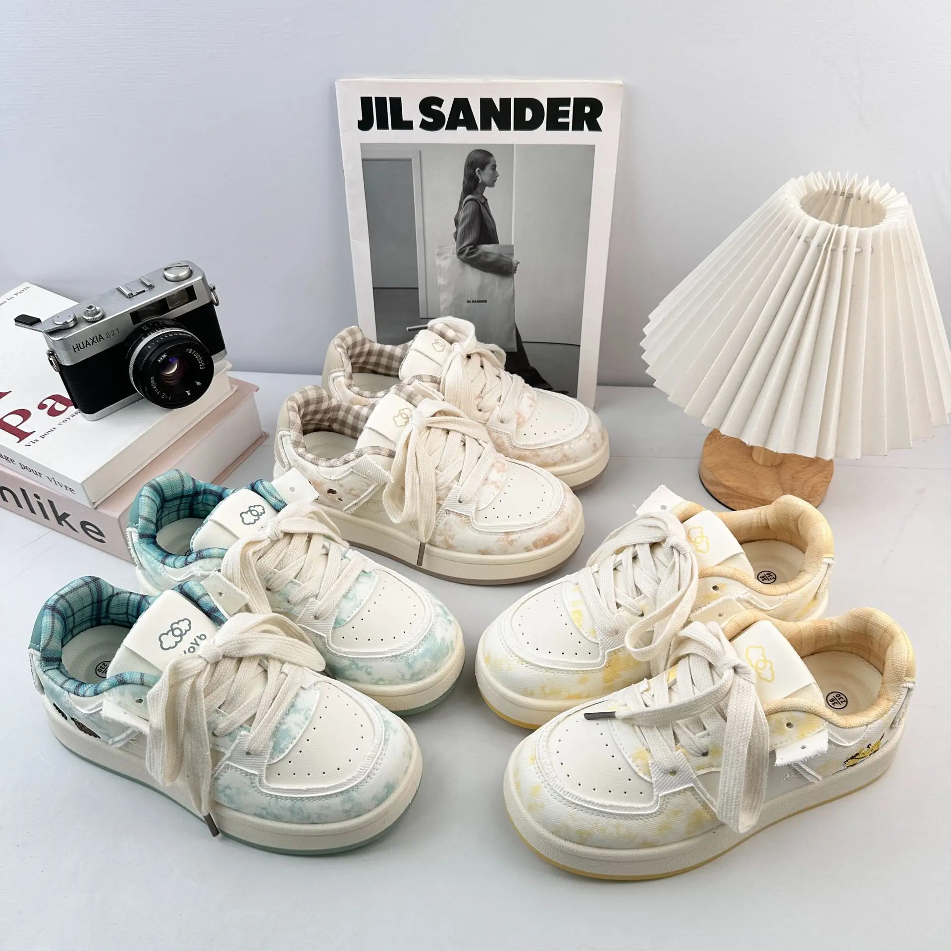 

Versatile Thick Bottom Sneakers Women's Summer Casual Shoes Heightening Platform Shoes Comfortable Breathable Rubber Upgraded