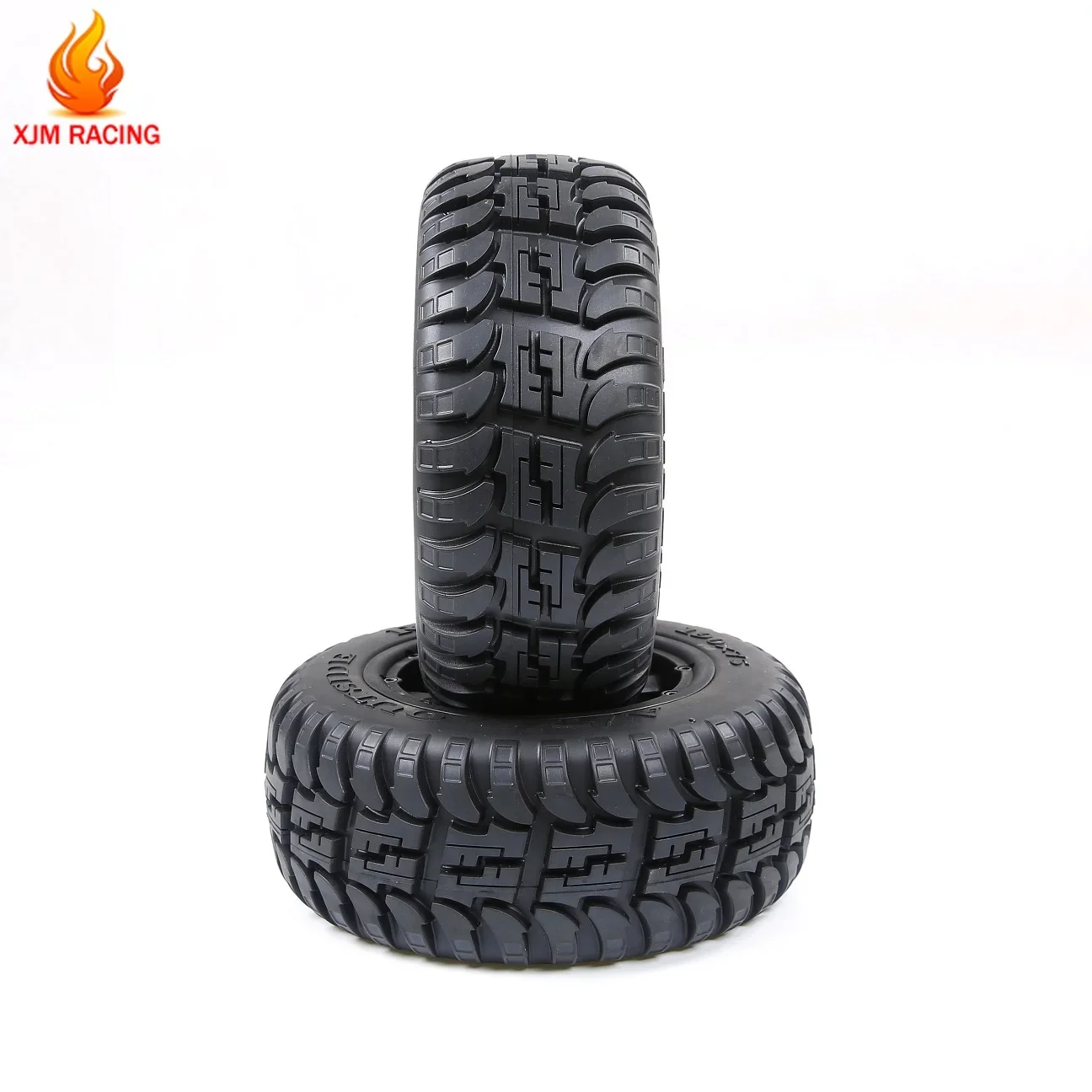 Front or Rear Wheel Tyre X 2pcs Assembly Kit for 1/5 Hpi Rofun Rovan Km Mcd Gtb Racing Baja 5T 5sc Truck Rc Car Parts