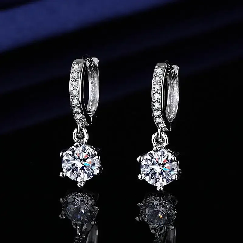 جولة هندسية حجر الراين الزركون قلادة أقراط قلادة مجموعة للأزياء النساء الزفاف مجوهرات الزفاف اكسسوارات هدية