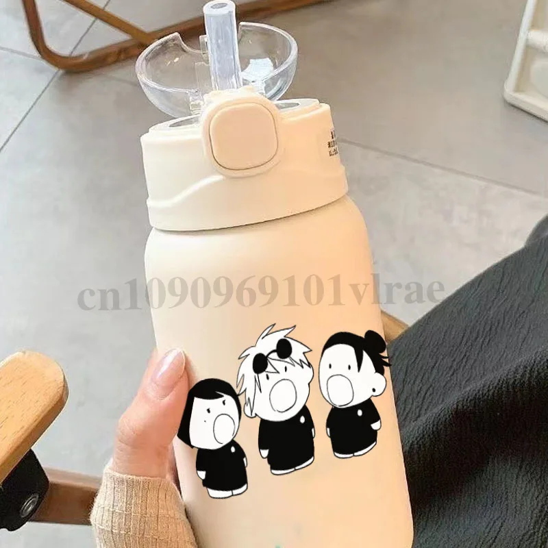 Jujutsu-Kaisens Anime UV DTF Transfer Sticker for Water Bottle Cups Wraps Transfer Sticker DIY Water Bottle Cups Mug Transfer