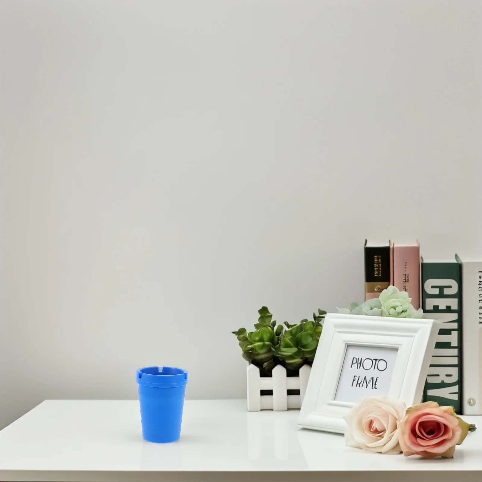 

Ashtray Portable Mini Auto Cigarette Trash Can Leakproof Plastic For Car Cup Holder Home Office Travel Butt Bucket Vehicle