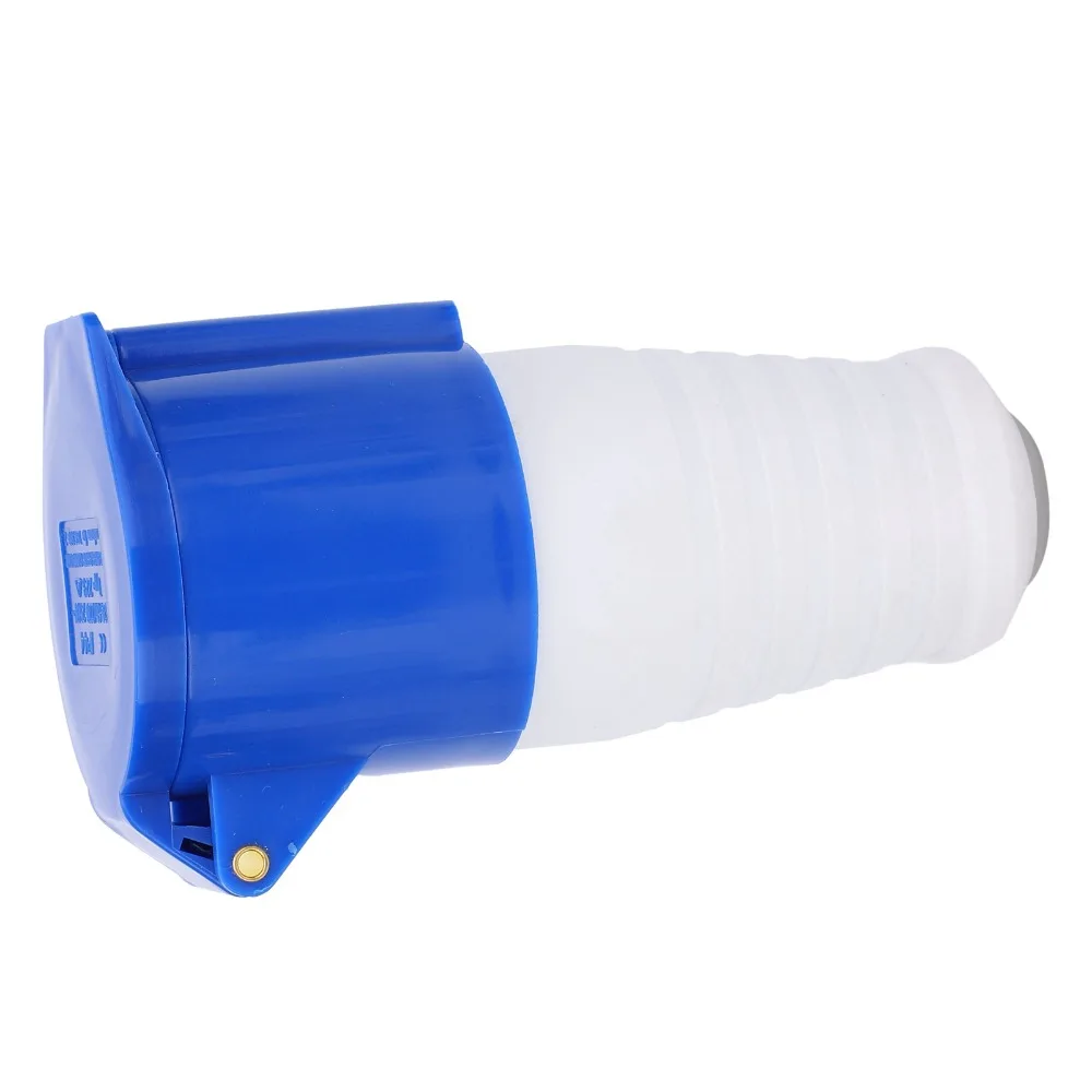 

2 шт. 3-контактный однофазный промышленный разъем 32A 220-250 В IP44 промышленный латунный стержень с защитой от падения пряжка набор вилок питания