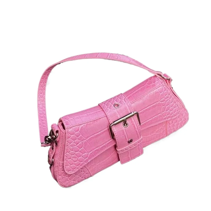 

Korean Niche Ins Sweet and Cool Babes Trendy Modern Heavy Metal Feeling Underarm Bag Daily Shoulder Handbag Temperament Female