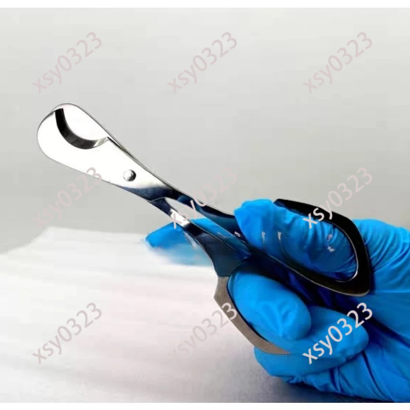 O-type Waist Line Scissors Mini Lampworking Clamp DIY Glass Craft Making Tool
