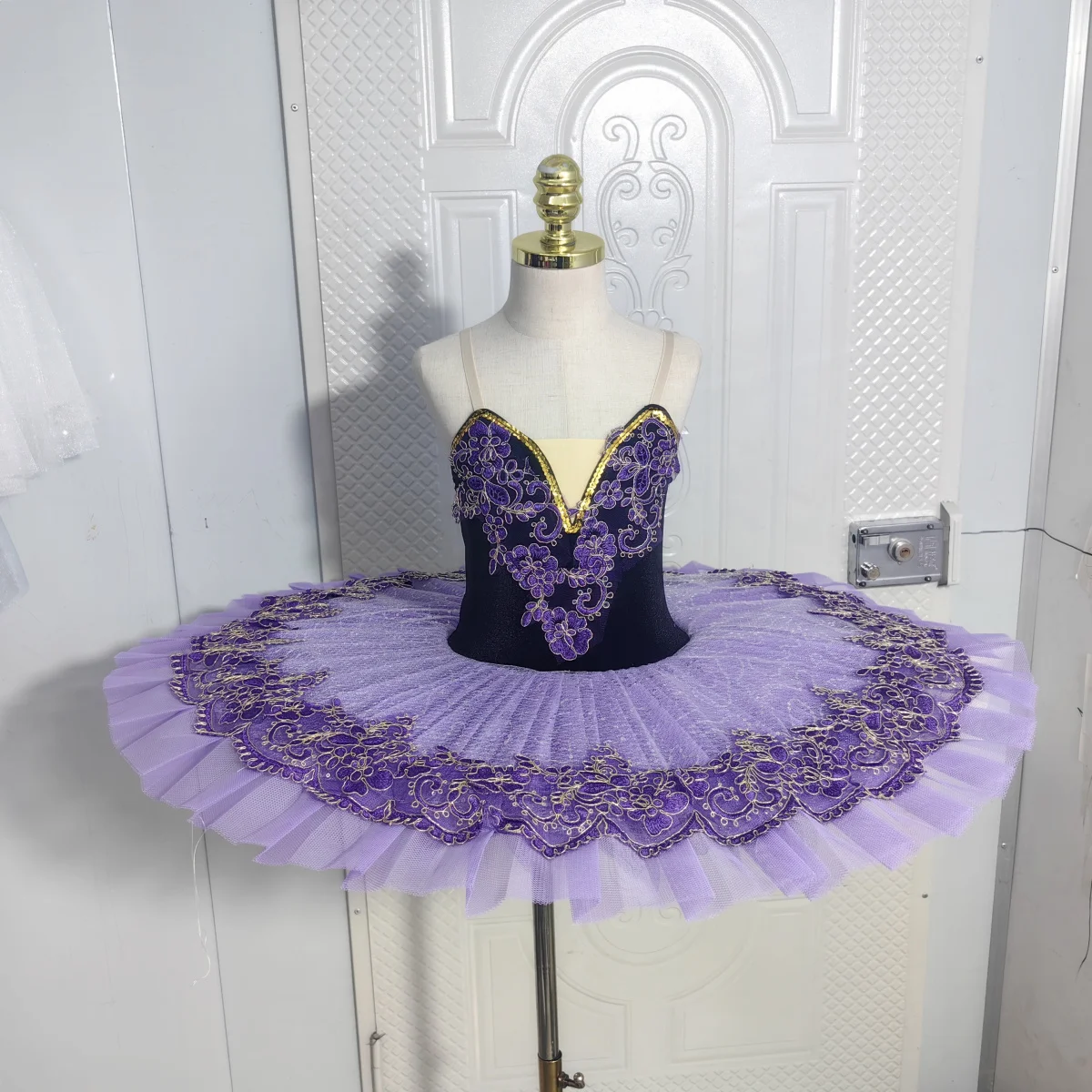 بحيرة البجع الباليه توتو تنورة المخملية أعلى أداء الأطفال زي الاطفال البطن الملابس المرحلة المهنية توتو