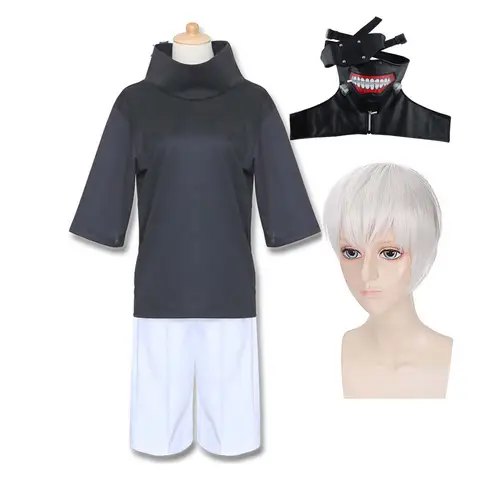 일본 애니메이션 Tokyo Ghoul s Kaneki Ken 코스프레 의상 남성용