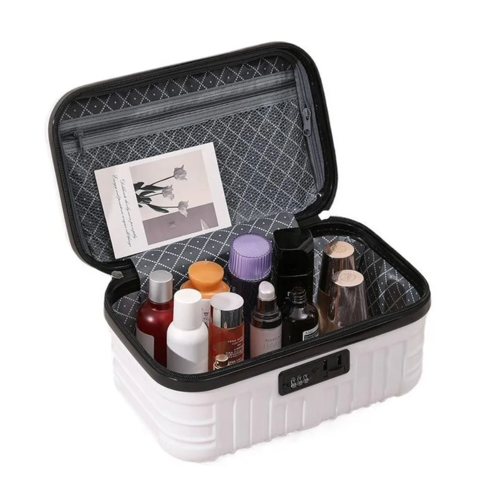 

Trend 17 Inch Cosmetic Case Portable Large Capacity Mini Luggage Bag Waterproof Fashionable Makeup Bag Travel
