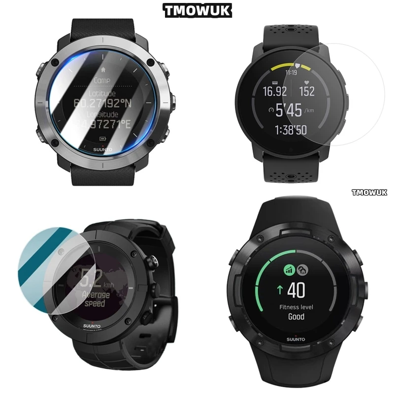 

For Suunto 5 7 9 Peak Pro Race S 45mm 49mm OCEAN Traverse Alpha, Intelligent 9H Tempered Glass Screen Protector