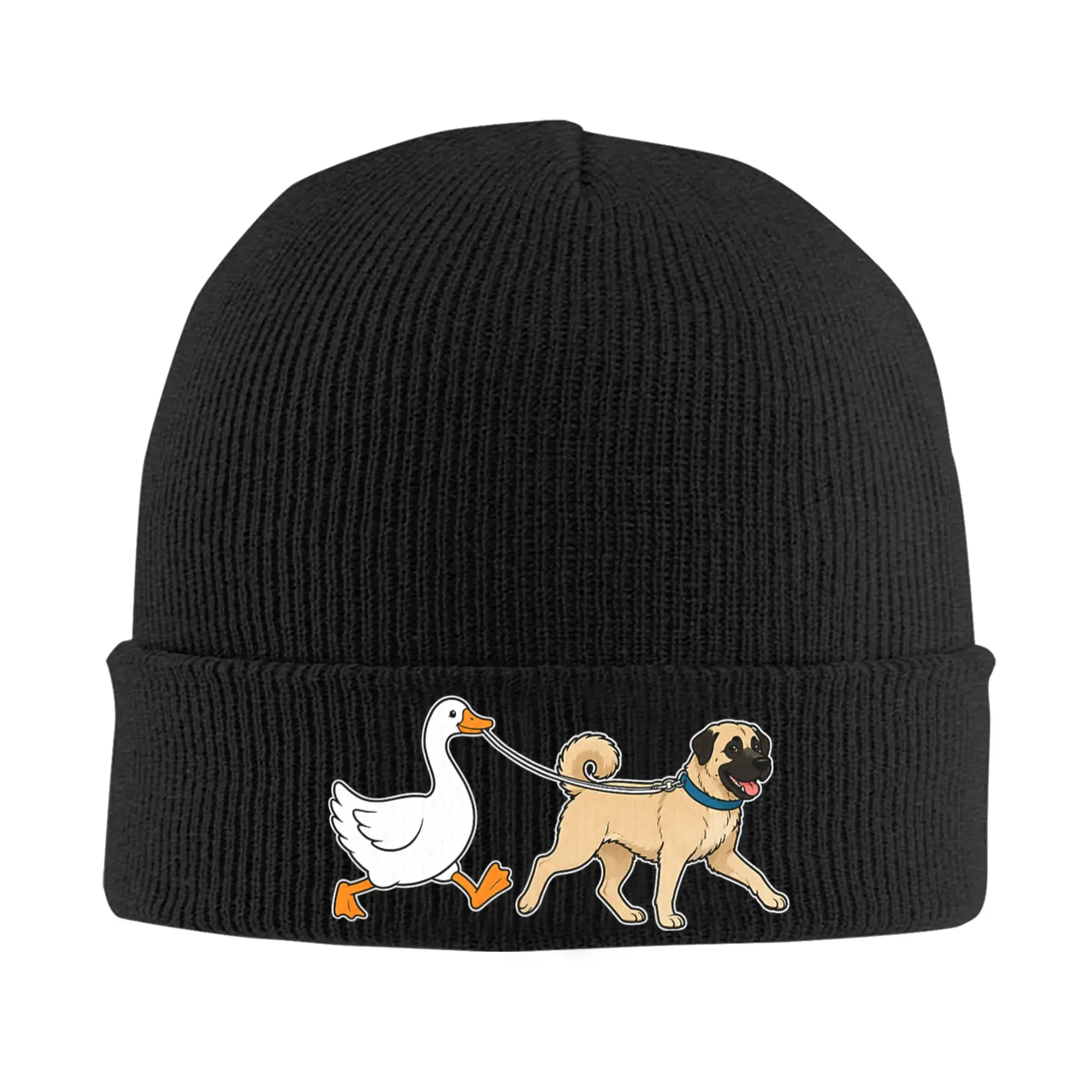 Silly Goose Walking Anatolian Shepherd Lover Dog Mom Dad Beanie Hats Knit Hat Men Women Cool Warm Caps Spring Sport Bonnet Hats