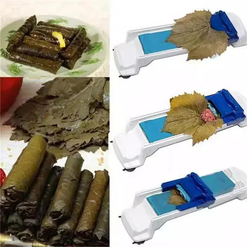 1pc White and Blue Vegetable Meat Roll Machine Filling Grape Leaves Meat Roll Machine Kitchen Cabbage Meat Roll Machine