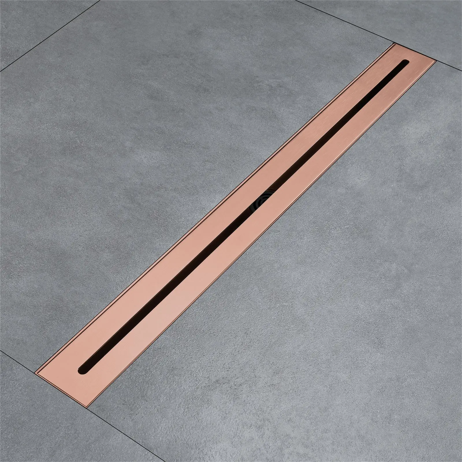 

600*55mm Luxury High Quality Floor Drain SUS304 Stainless steel Bathroom Shower Room Drainer Rectangle,Black,Gun Grey,Rose gold