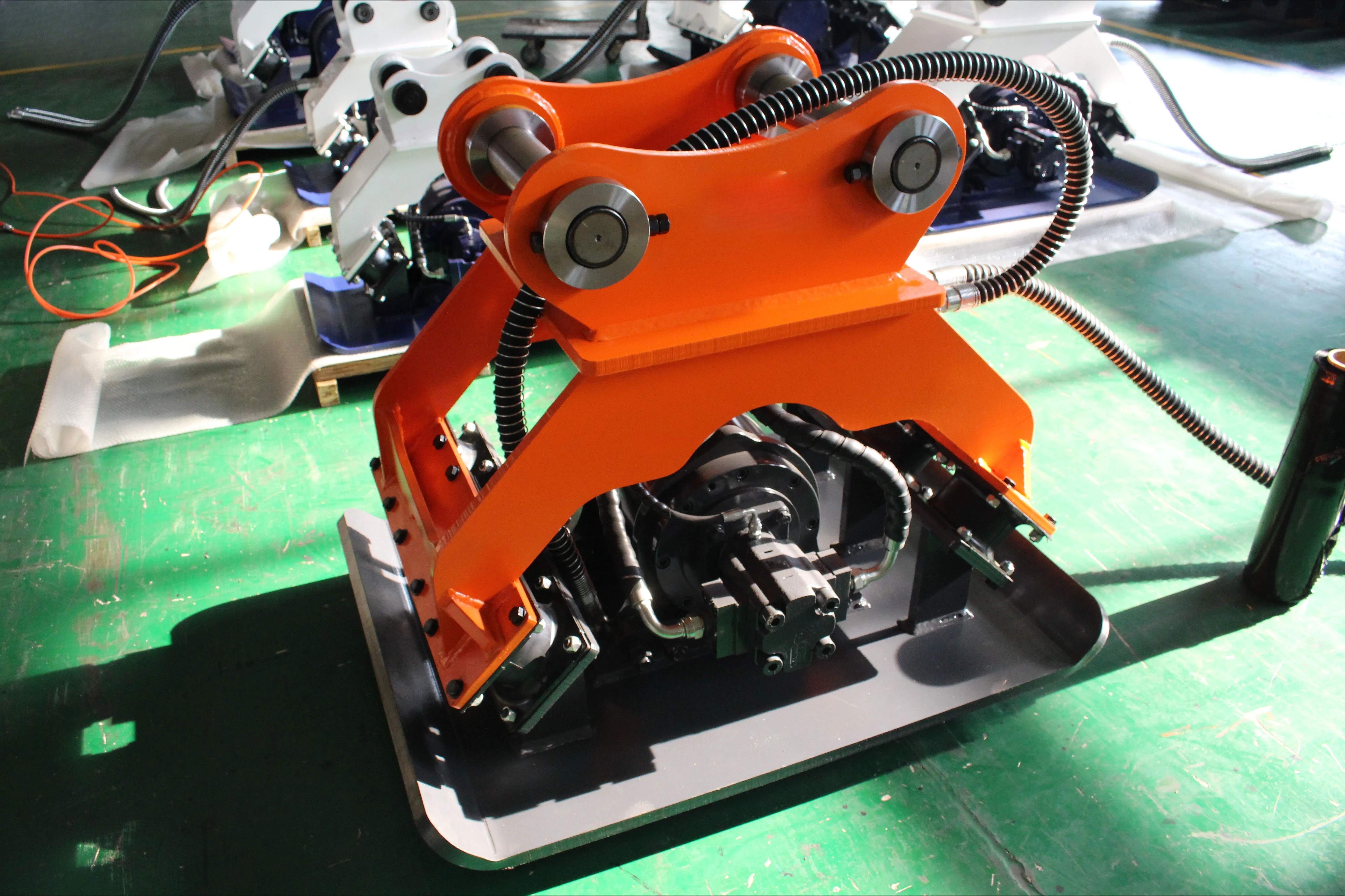 Vibrador de concreto vibratório hidráulico da escavadeira