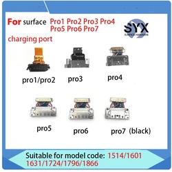 for microsoft surface pro 3 4 5 6 7 1631 1724 1796 usb charging port charger dock flex cable 1514 1601 1807 1866 pro1 pro2 pro7