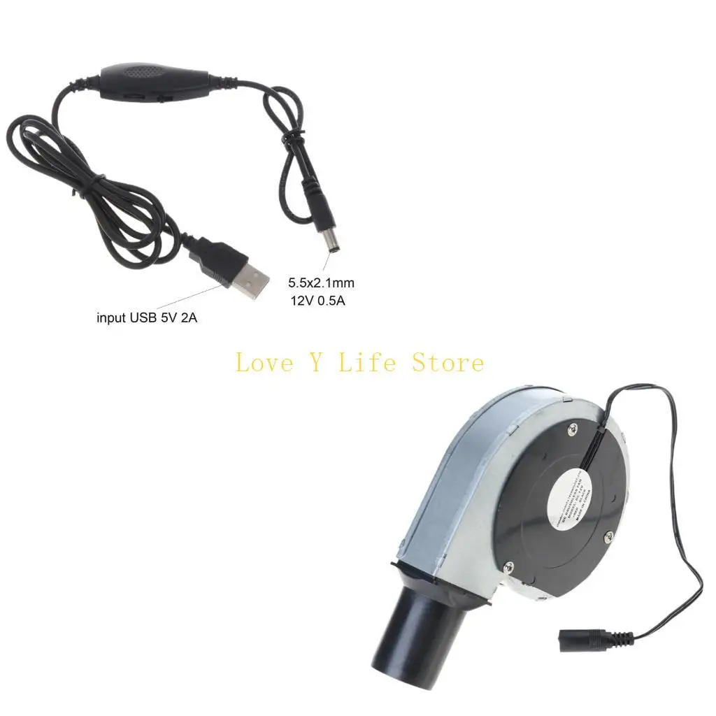 

L74C 12V 2A Large Air US Powered Fan Variable Speed Controller for Charcoal Start