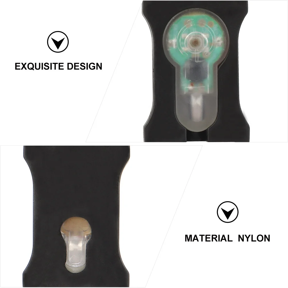 

1pc Waterproof Backpack Lamp Outdoor Camping Supply Webbing Light Flashing Steady Modes Tool-Free Installation Knapsack Signal