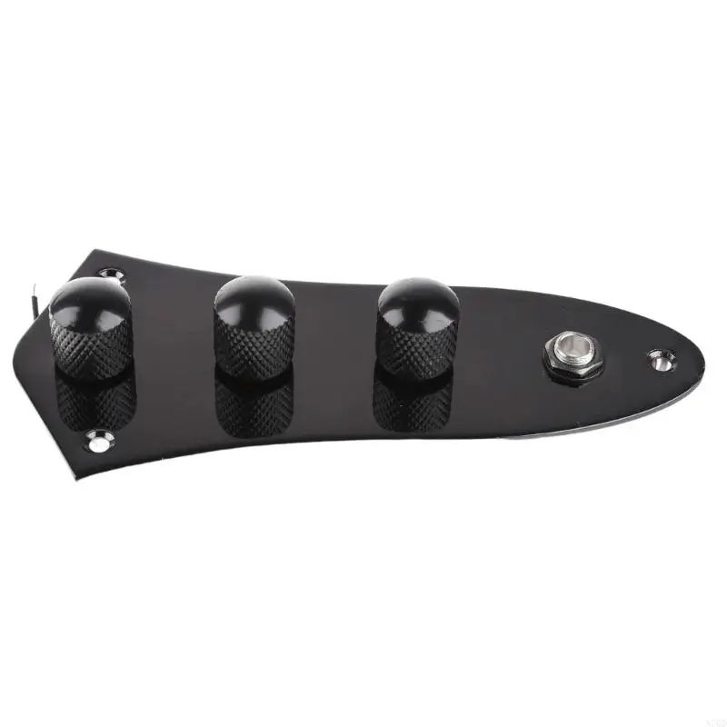 

Black Prewired Loaded Guitar Control Plate Fr for Fender Parts Replace A70D