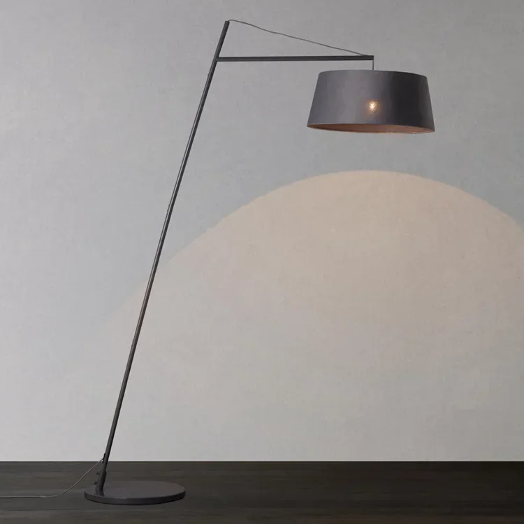Nordic simple modern living room marble fishing floor lamp creative designer study exhibition hall art lamp
