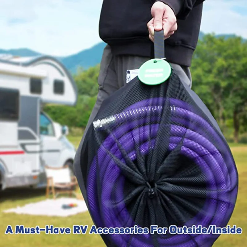 RV Hose Buggy Bag Sewer Tube Storage Bag With Drawstring Wire  Collecting Bag