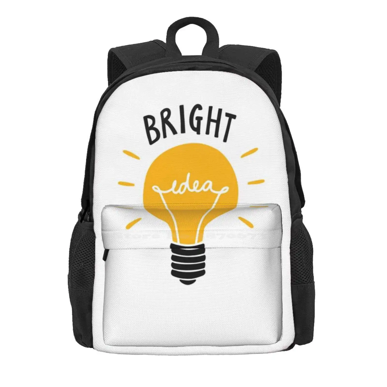 Bright Idea! Hot Sale Schoolbag Backpack Fashion Bags Bright Ideas Create Creative Arty Crafts Writer Artist Designer