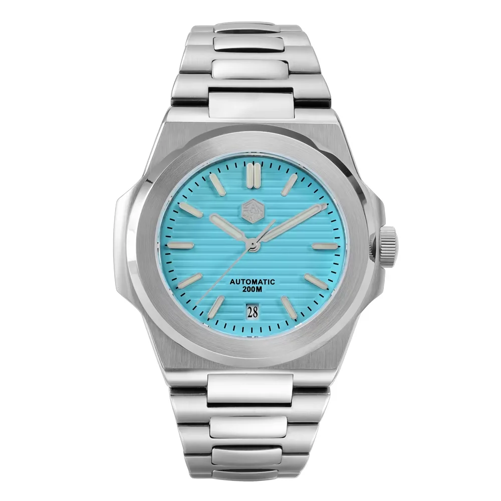 San Martin 42mm Top Band Männer Tauchen Uhr Mode Klassische Luxus Automatische Mechanische Uhren Saphir Wasserdicht 200m Relogio
