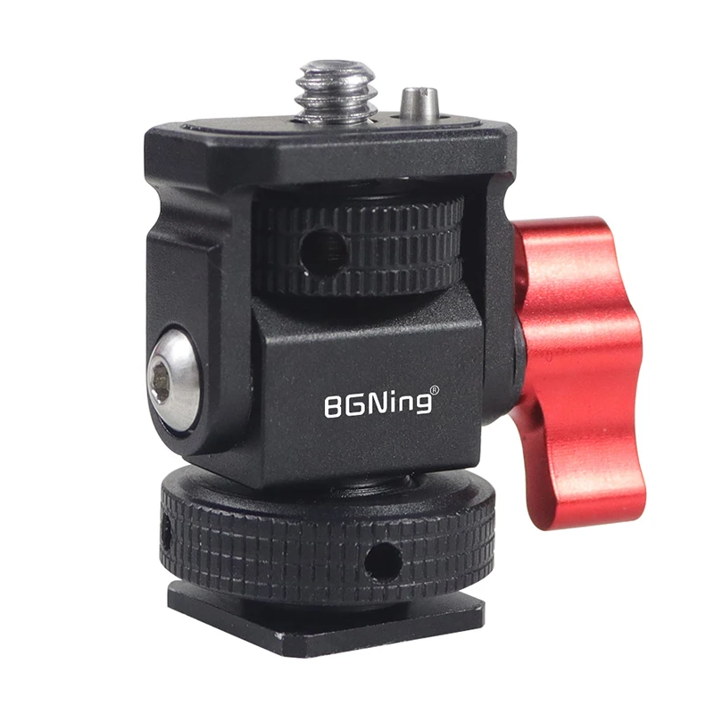 Monitor EVF Ständer Halter Kaltschuh Halterung für Kamera Feld Monitor Mikrofon Blitzschuh 180 Grad verstellbare Stabilisator Halterung – Detail 33
