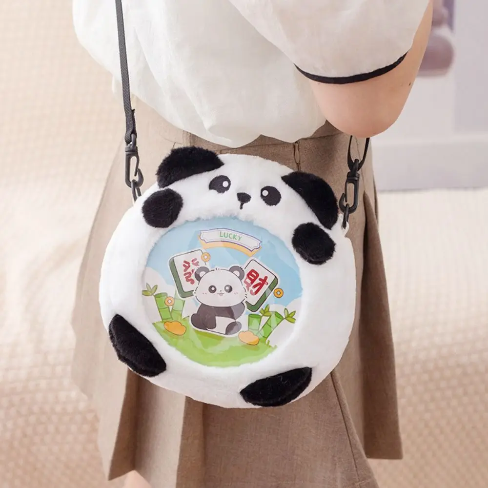 Porte-monnaie Kawaii Capybara Plush Butter, sac de badge de Krasnoge mignon exquis de dessin animé, fenêtre transparente douce, mini portefeuille mignon, extérieur