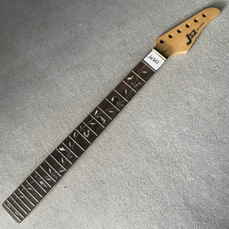 jN862 Origianl & Genuine JSZ MINI ST Electric Guitar Neck 22 Frets 612MM Scales Length Tree Of Life DIY & Replace Parts