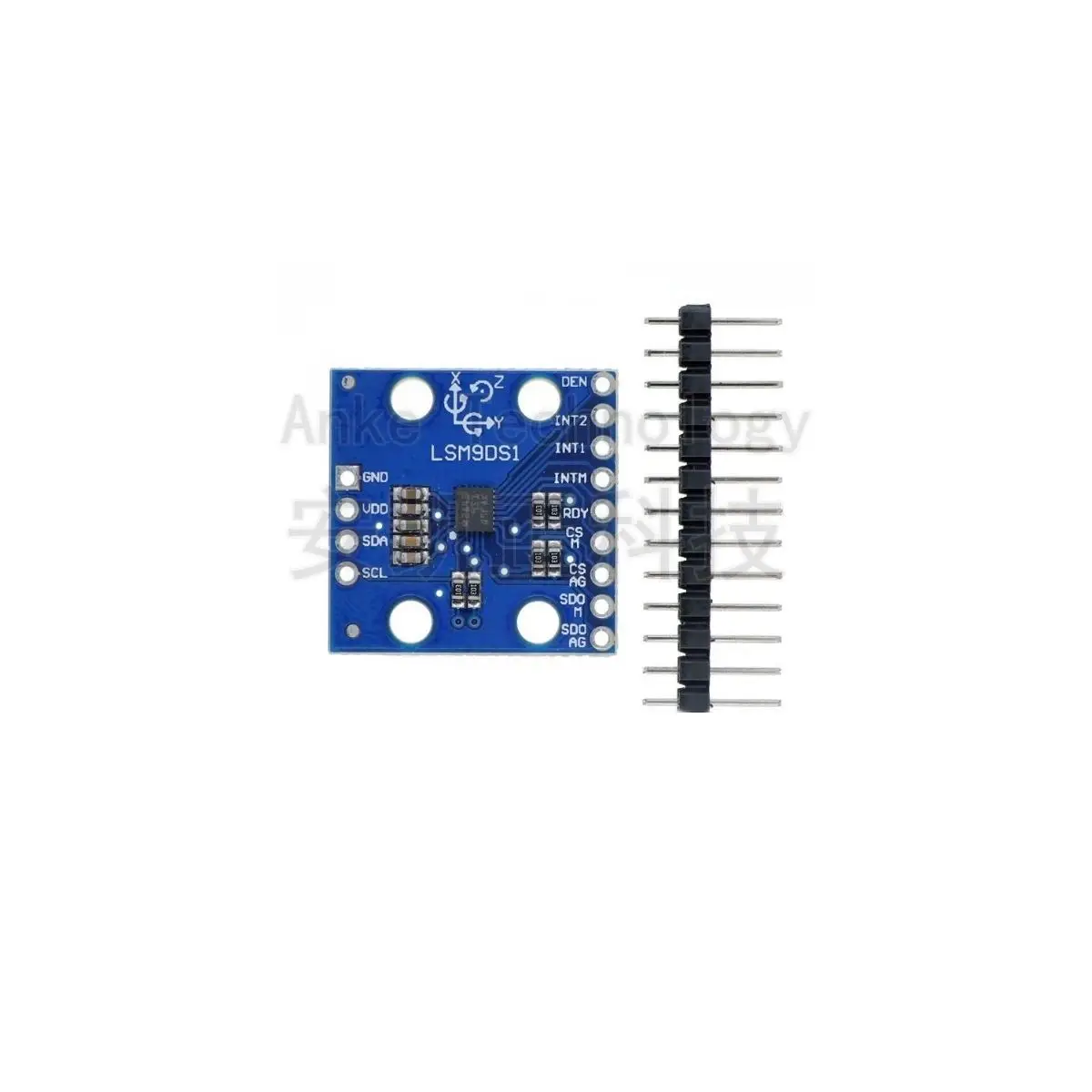 

LSM9DS1 9-axis electronic compass, accelerometer, gyroscope high-precision sensor module