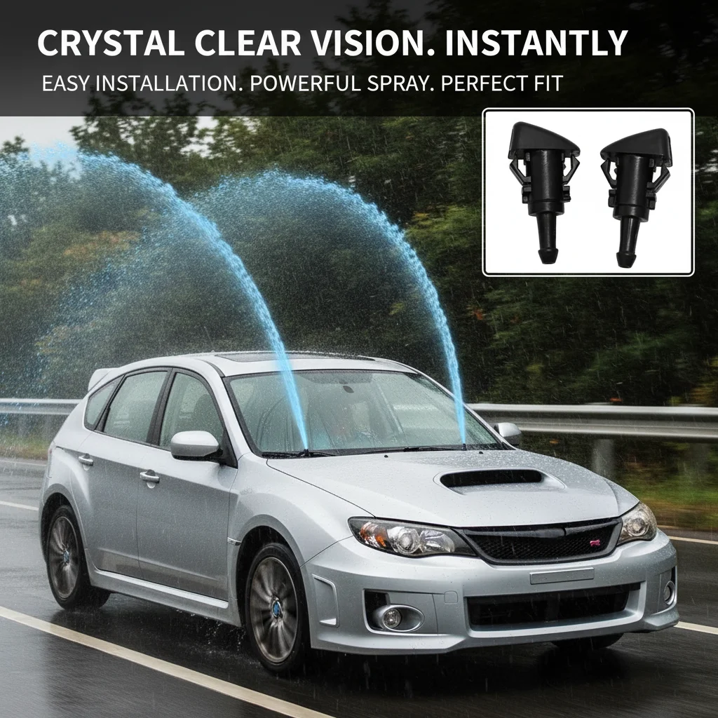 

Windshield Washer Wiper Nozzles Spray Jet 5303833AA for Chrysler Dodge Avenger Journey Caliber Jeep Compass Grand Cherokee