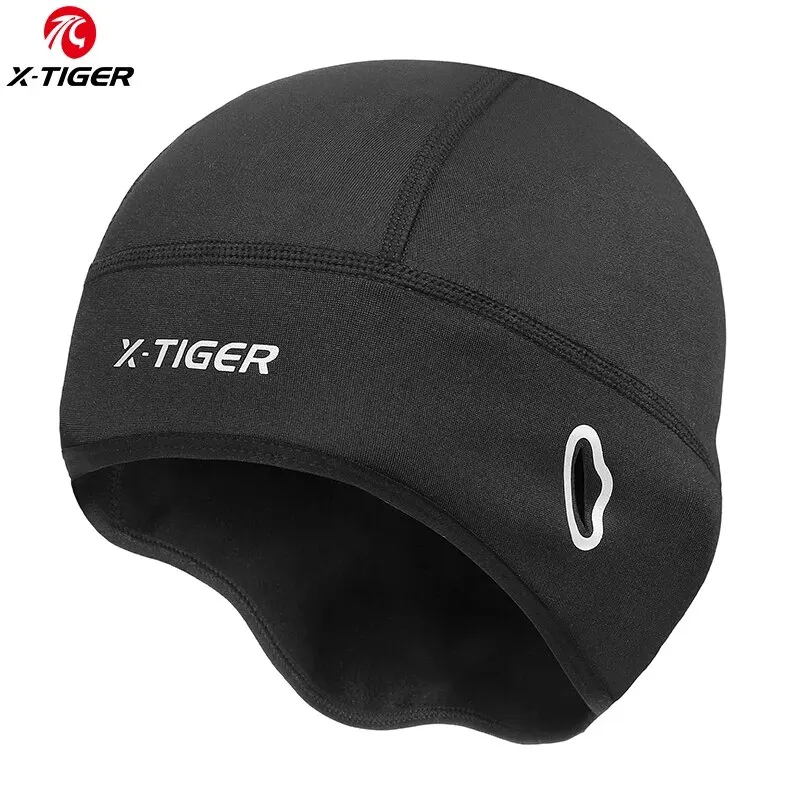 X-TIGER Warm Cycling Cap Winter Waterproof Windproof Sport Running Ski Bike Hat Riding Fishing Men Women Helmet Liner