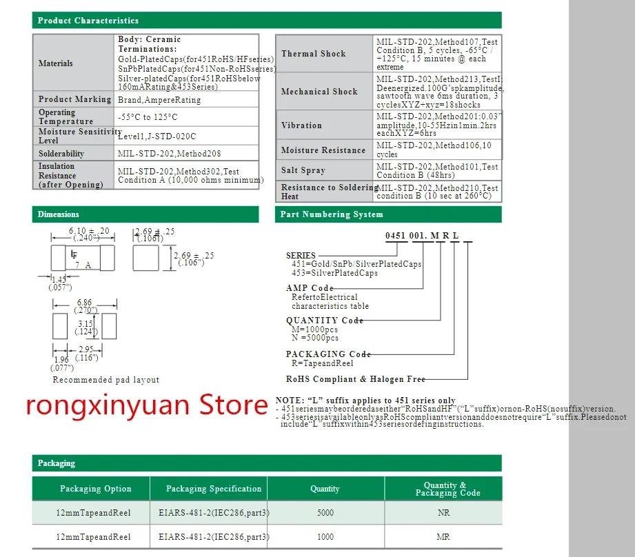0451012.MRL 0451012.MR 0451012 предохранители для поверхностного монтажа NANO2®Очень быстродействующий элемент 0466001.NR 0466001 0466001.NRHF 100%