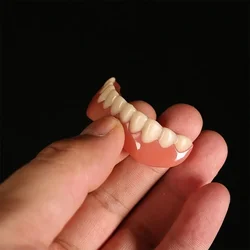 Sdatter with Filling Teeth Glue False Teeth Removable Oral Care Smile Teeth Braces Whitening Comfortable Temporary Fake Tooth Ad