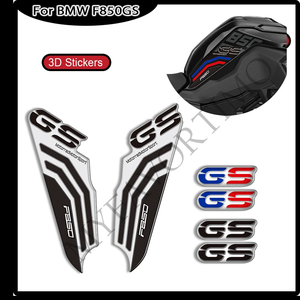 

Мотоцикл для BMW F850GS F850GS F850 2019-2023, накладка на бак, боковые ручки, комплект для газа, мазута, защита колена, лобовое стекло, наклейки, наклейка