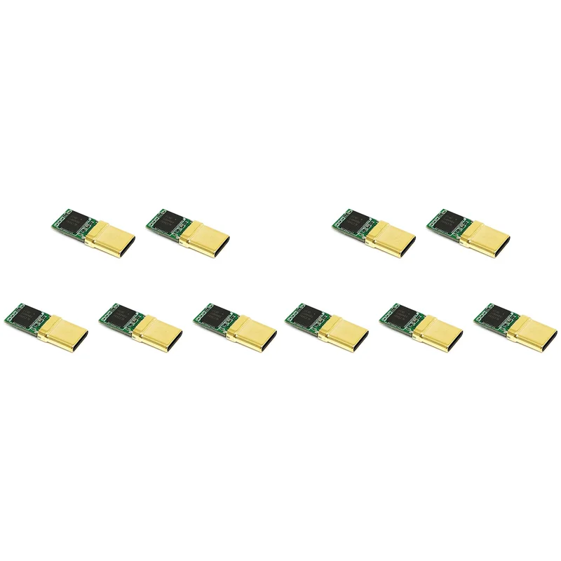 

Штекер FULL-10X USB-C, чип декодера ALC5686, позолоченный 1U, аудиоразъем 32 бит 384 кГц, разъем для быстрой зарядки, адаптер «сделай сам»