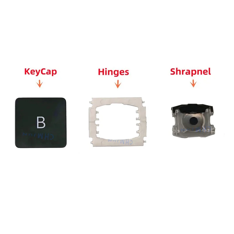 A1990 A1989 Replacement Individual B KeyCap Hinges Shrapnel for MacBook Pro Model Keyboard to Replace