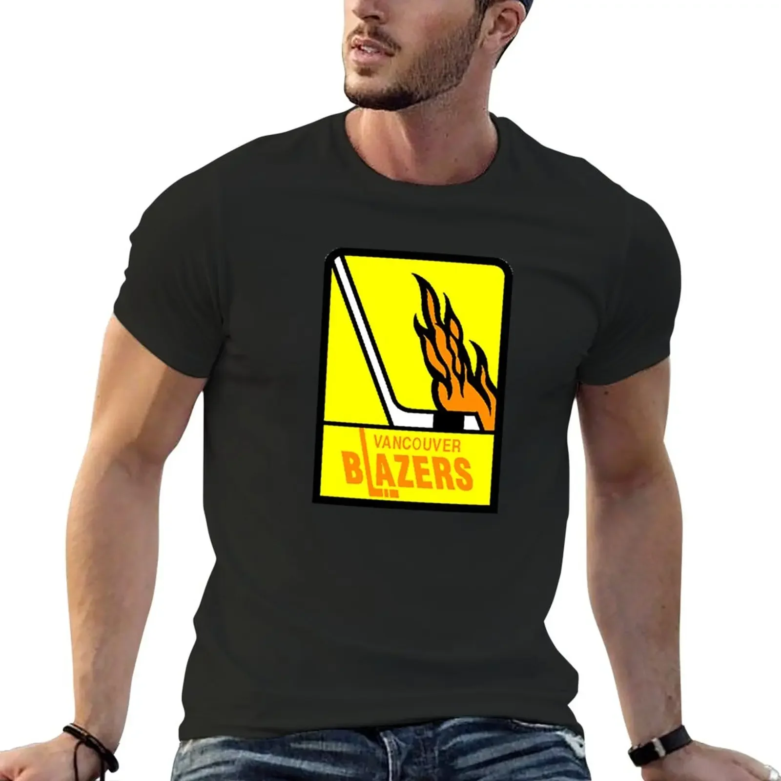 Vancouver Blazers WHA Hockey T-Shirt new edition t shirt graphic t shirt Men's t-shirt