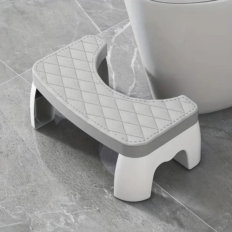 Comfortable Squat Assist Non-Slip Toilet Footrest, Bathroom Step Stool for Family Bathroom Posture Support