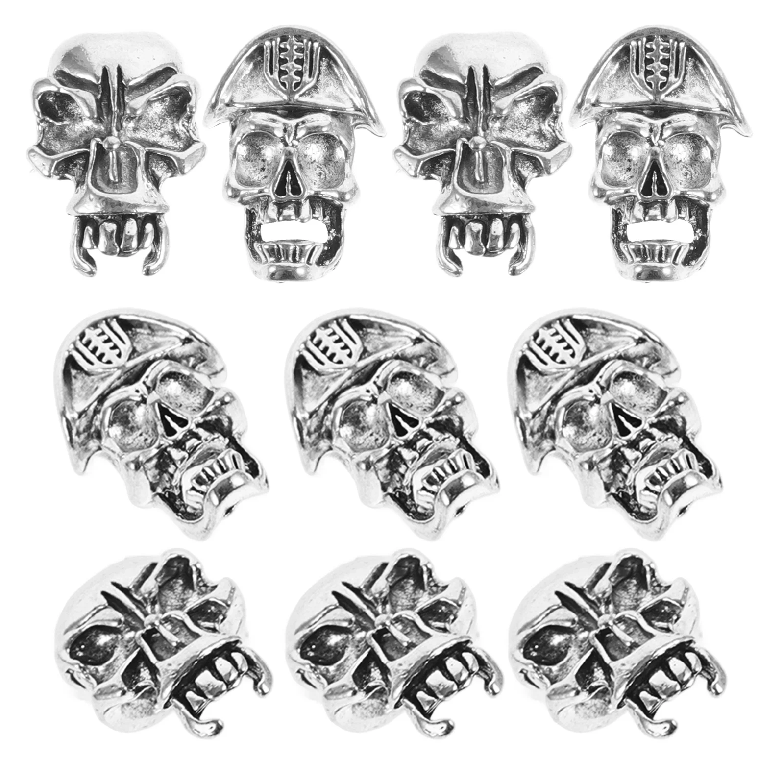 

10 Pcs Hair Jewelry Dreadlocks Beads Braid Metal Charms Decorate Braiding Accessories for Braids Jewels Man