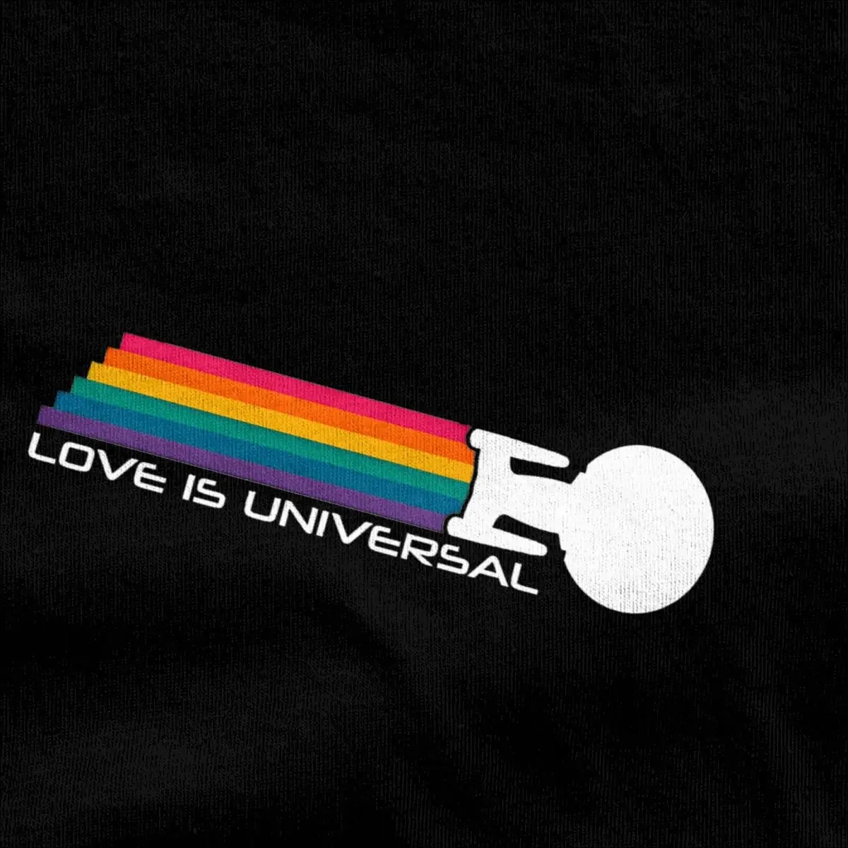 S-Stars Treks T Shirts Trendy Cool The Next Generation Pride Love Is Universal Rainbow Ship Summer Tee Shirt