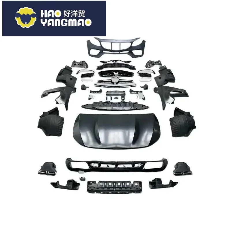 Suitable for Durable-Built FORBenz E-Class 2016-2019 W213 AMGE63S Style Polypropylene Body Kit Car Bumper