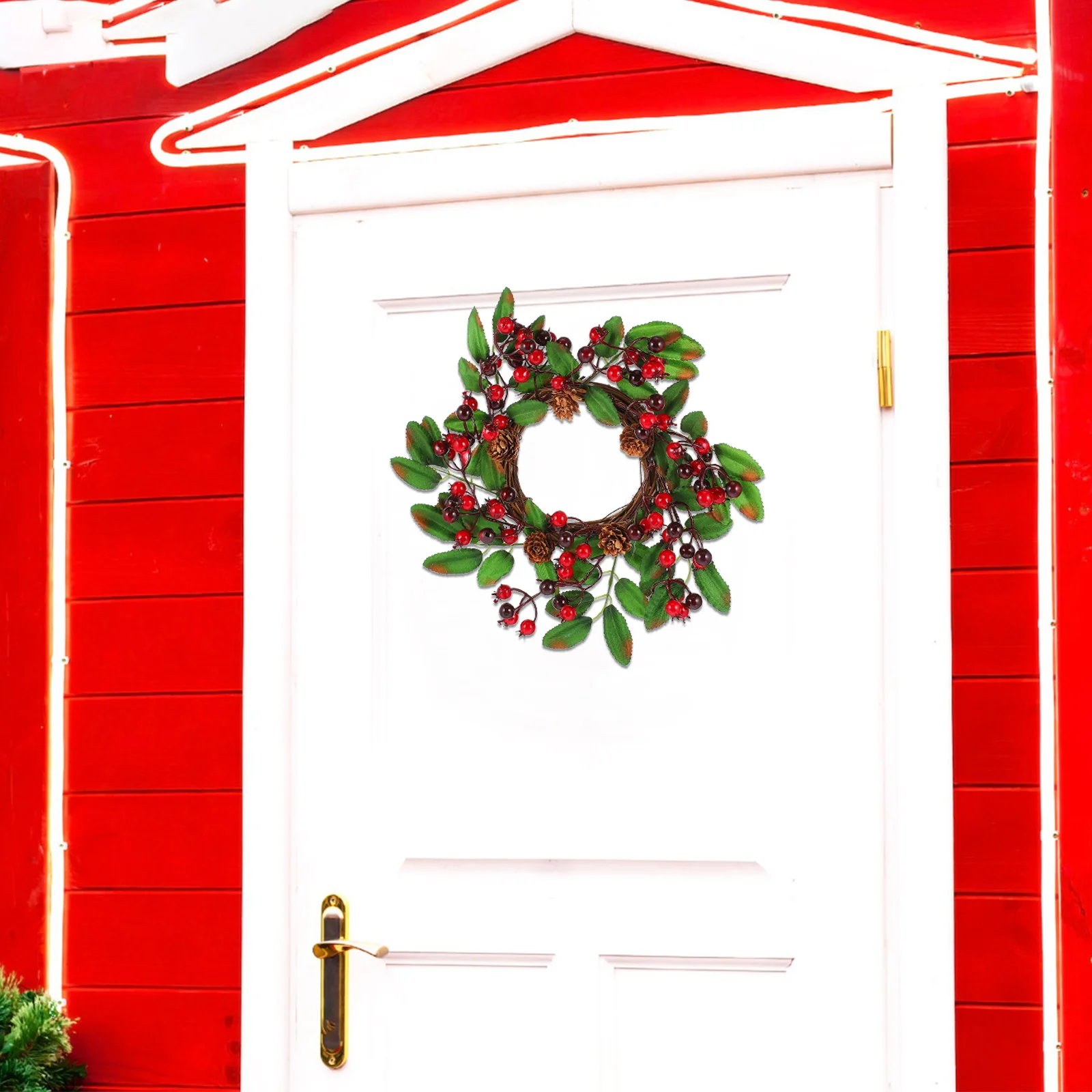 

Large Pine Decor Front Door Party Wedding Holiday Party Decoration Christmas Decoration Front Door Wreath nament