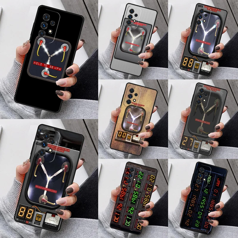 Back to the Future Flux Capacitor Phone Case For Samsung Galaxy S23 S21 S20 FE S24 S22 Ultra Note20 S10 Plus A40 A52 A12 A13 A53