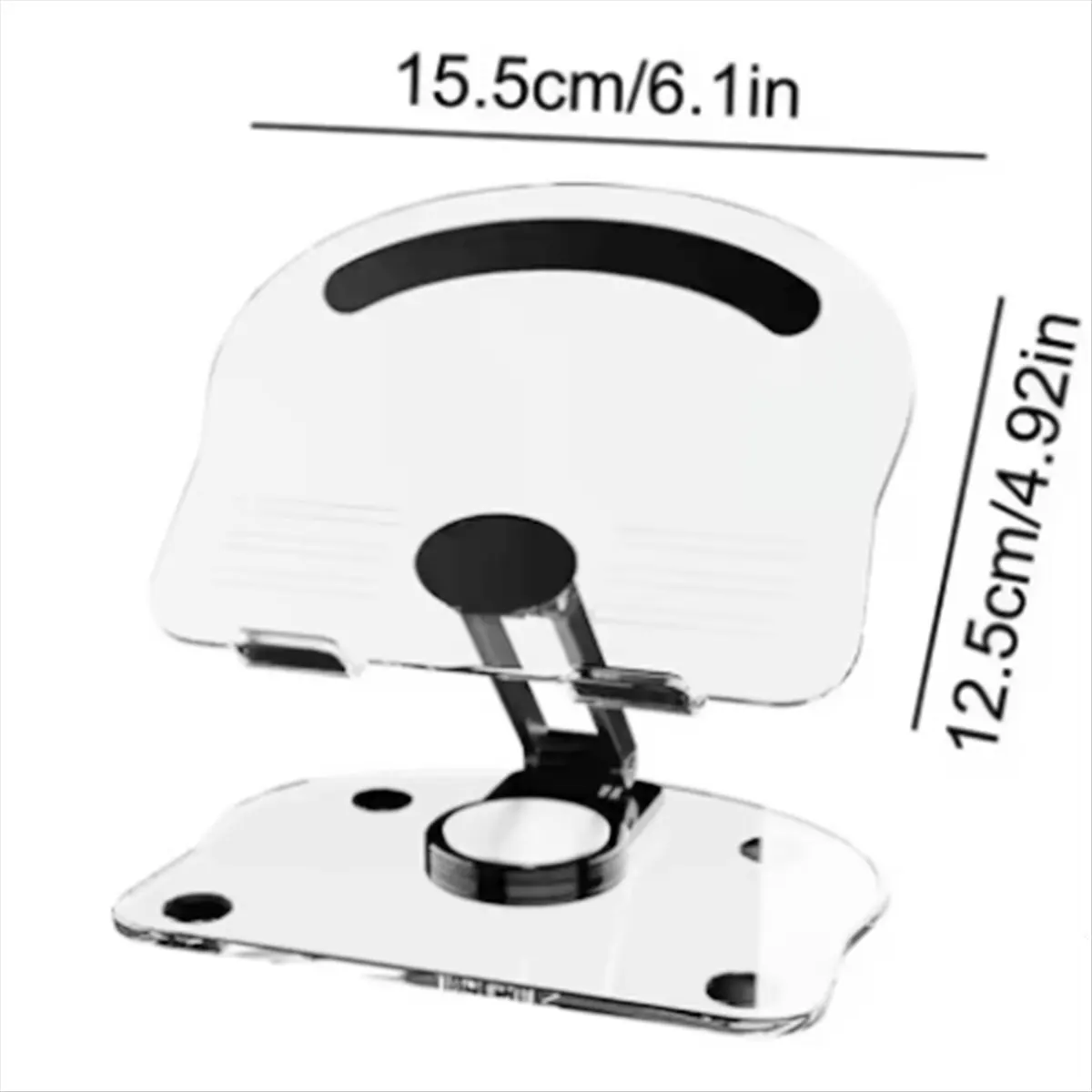 Top Sale Acrylic Tablet Stand 360° Rotation Adjustable Phone Bracket Folding Anti-Slip Holder for 4.7-13inch Stand