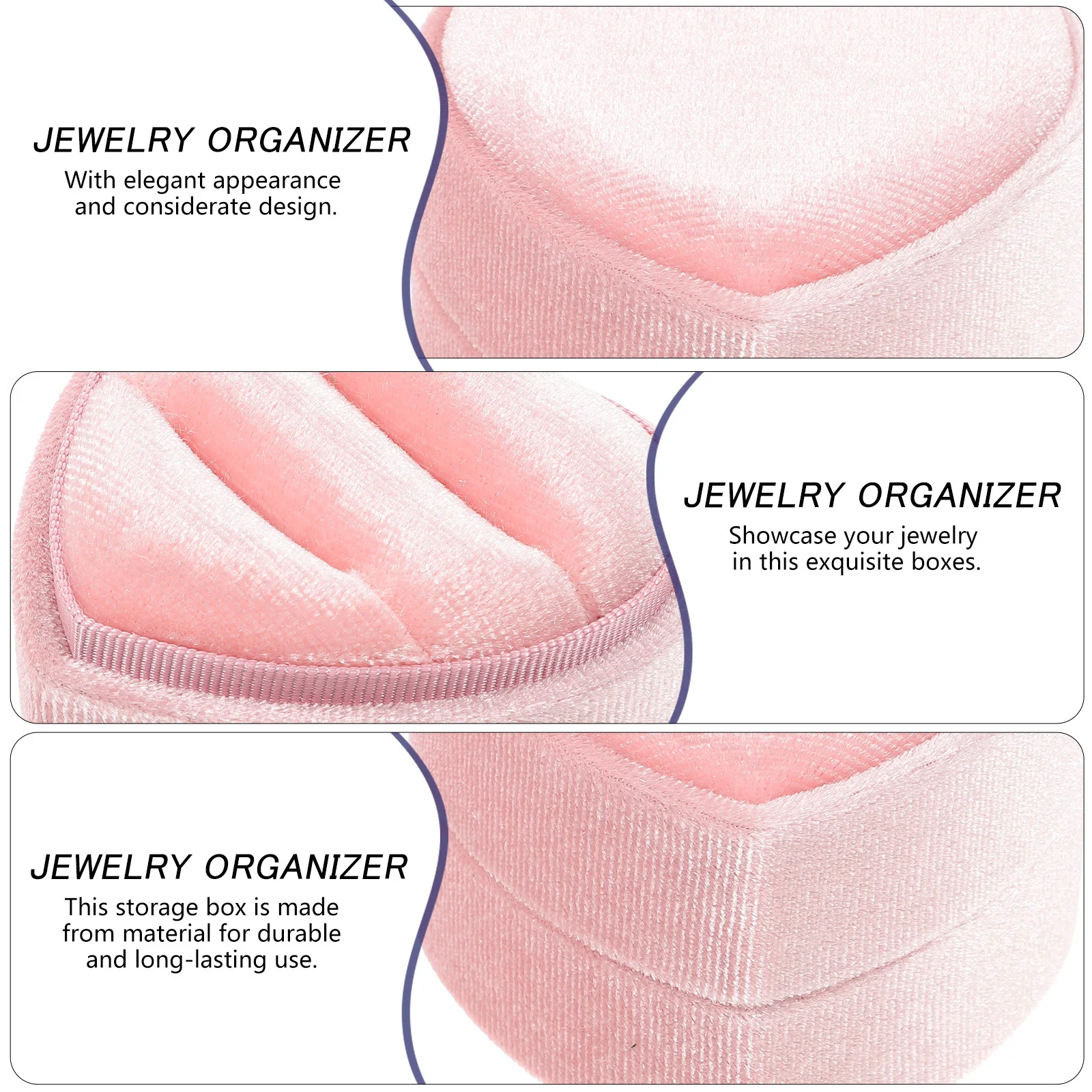 

Коробка для колец в форме сердца, легкая коробка для хранения ювелирных изделий, помолвка, свадебное предложение, держатель для колец, подарочная коробка для сережек, подарок