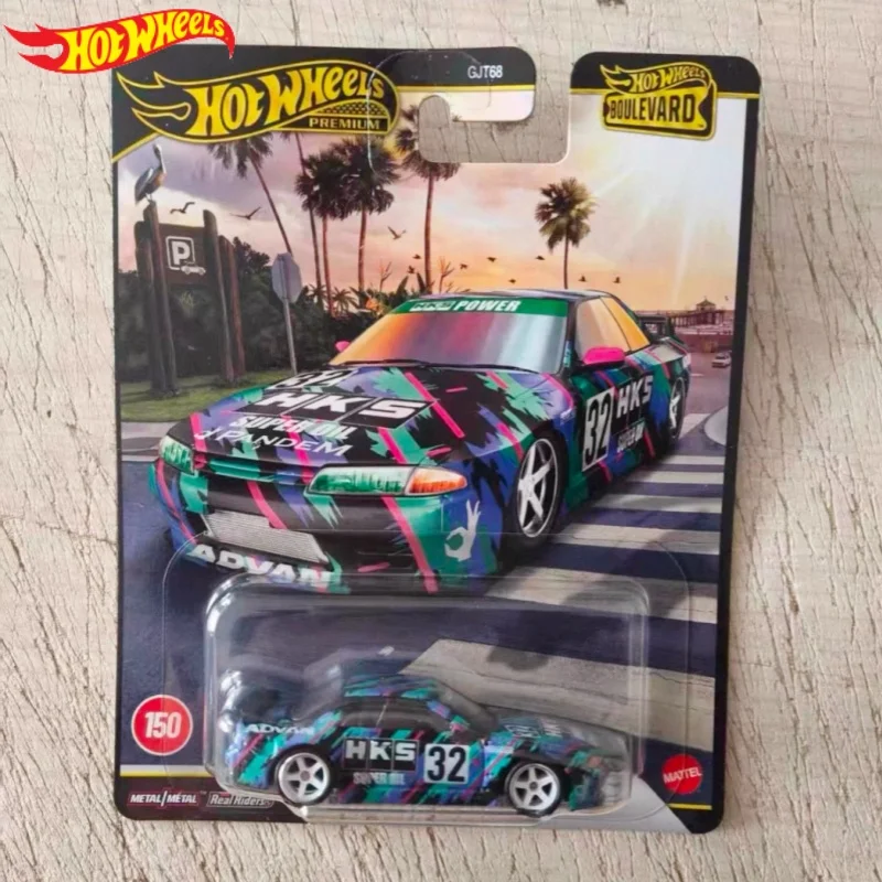 

New Hot Wheels GJT686 Car Model Garden Boulevard Alloy 1:64 Car Model Nissan GTR R32 Toyota Custom Toy Collectible Gift For Boy