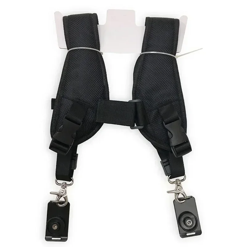 Double Dual Portable Shoulder Camera Neck Strap Quick Rapid Sling Camera Belt Adjustment for SLR DSLR Digital Camera Accessories